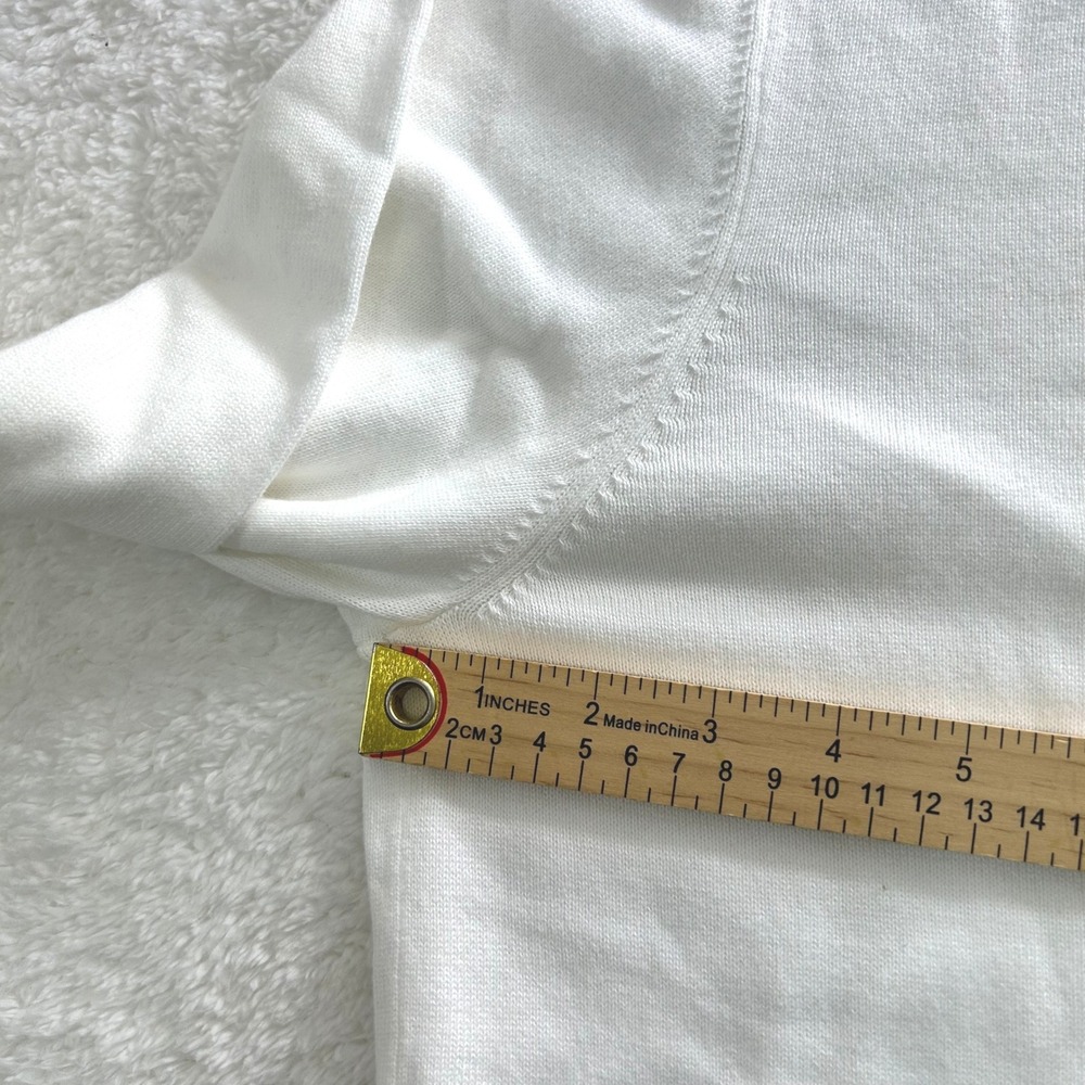 New Armani Exchange Sweater Men's‎ XL Off White Long Sleeve Style  XM001260 - Picture 11 of 14